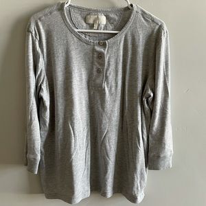 The GREAT - Henley Sleep Shirt